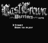 Last Crown (Homebrew) — Title screen